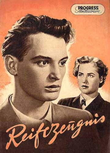School leaving certificate -Soviet film 1/55 film program Progress
