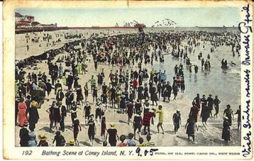 New York Bathing Scene at Coney Island o 9.7.1905