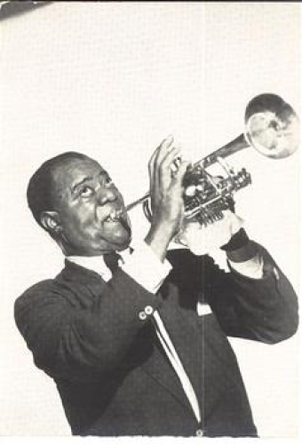Louis Armstrong Jazz-Trompeter * ca. 1960