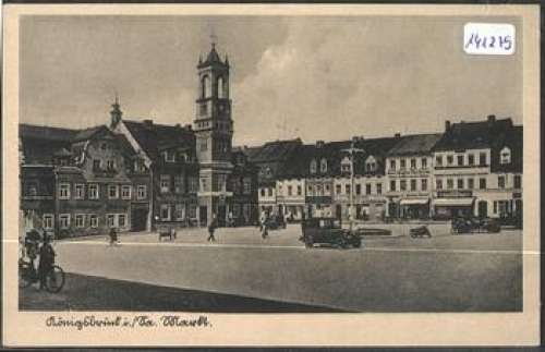 01936 Koenigsbrueck Markt *ca. 1930