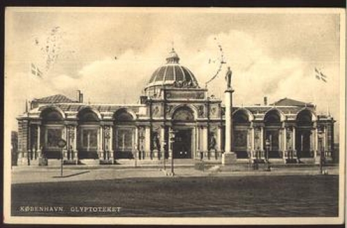 Kobenavn Glyptoteket German censorship stamp o 26.4.1942