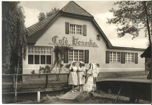 03222 Lübbenau Spreewald Cafe Venedig Trachten, * ca. 1970
