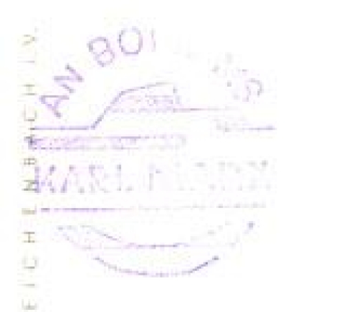 Elbe steamer "Wilhelm Pieck" RS board stamp "on board MS Karl Marx" * approx. 1970