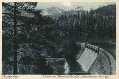 Riesengebirge Talsperre in Krummhübel o 16.8.1928