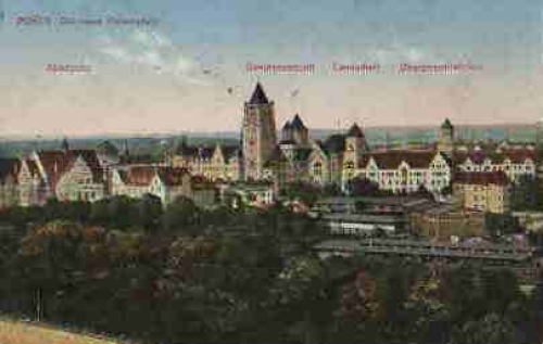 Poznan Academy Residenzschloss Oberpostdirektion o August 19, 1915