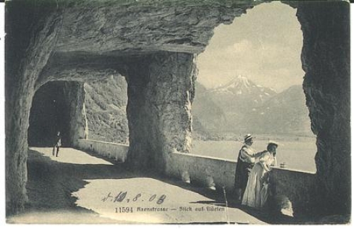 Flüelen Axenstrasse o 10.8.1908