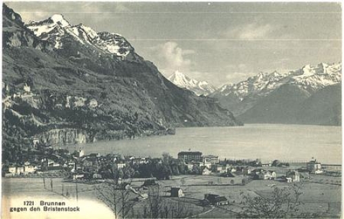 Brunnen gegen den Birkenstock * ca. 1910