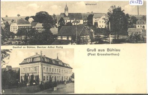 01909 Buhlau ​​​​​​​Gasthof *ca. 1930