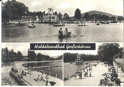 02779 Großschönau Waldstrandbad, gebr. ca. 1970