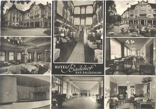 Bad Salzschlirf Hotel Badehof o 25.9.1964