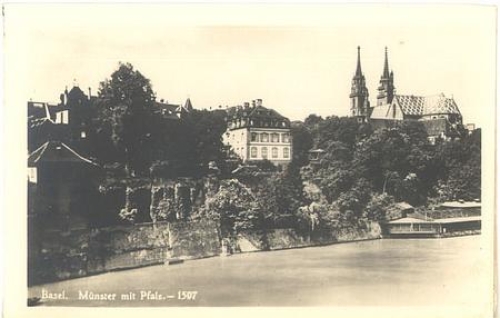 Basel Muenster mit Pfalz * ca. 1930
