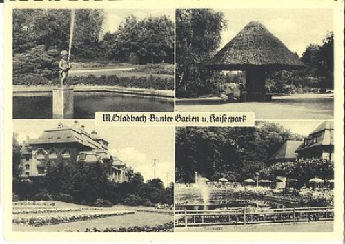 Moenchengladbach Bunter Garten und Kaiserpark * ca. 1940