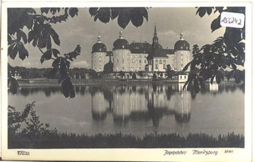 01468 Moritzburg Jagdschloss *ca. 1940 Hahn-Foto8780
