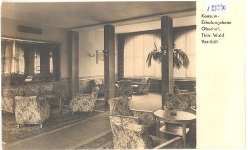98559 Oberhof Konsum-Erholungsheim Vestibül * ca. 1960