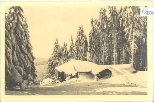98599 Brotterode Waldschänke zur Heide Winter * ca. 1950