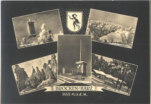 38875 Brocken with Brocken witch, * approx. 1960