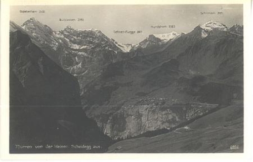 Muerren von der kleinen Scheidegg * ca. 1930
