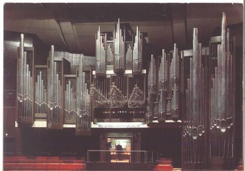 Organ in the Gewandhaus in Leipzig, October 1, 1984
