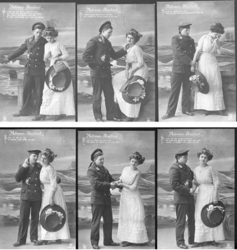 Sailors 6 series 2804 "Sailor farewell", o 1913