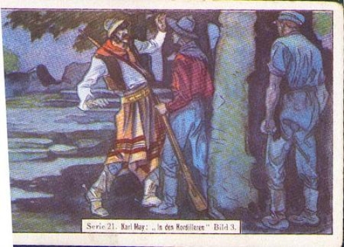 Karl May series pictures RS. Advertising imprint mushroom cheese, series 21 picture 3