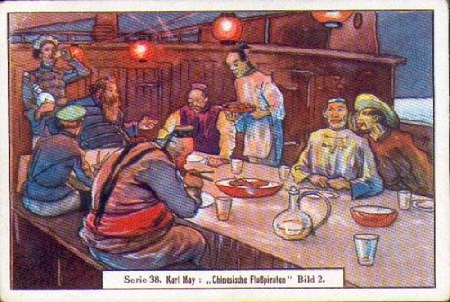Karl May series pictures RS. Advertising imprint mushroom cheese, series 38 picture 2
