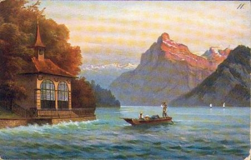 Sisikon Vierwaldstatter See Tellskappelle * ca. 1910