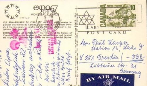 expo67 Montreal Canada World Exhibition 1967, August 10th, 1967