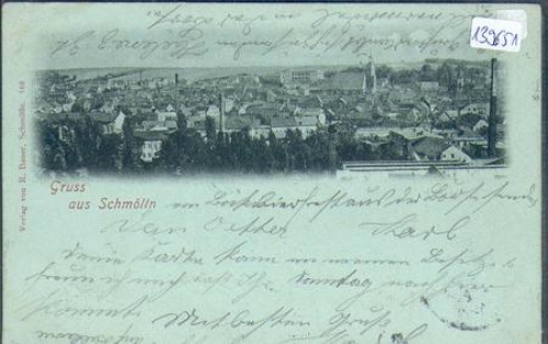 04626 Schmölln, Gruss aus ... o 4.2.1902