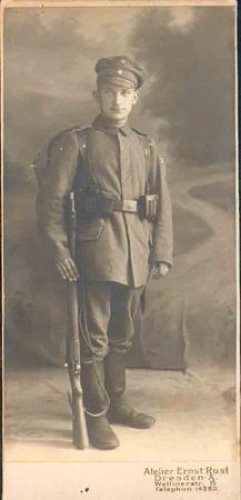 Deutscher Soldaten 1.WK um 1915 Cabinet Karte