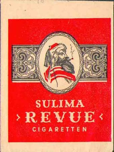 Sulima "Revue" cigarette bag ca. 1940