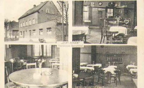 09355 Gersdorf Bez. Chemnitz Restaurant "zum Adler", * ca. 1920