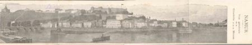 Namur 4-part folding card * approx. 1916