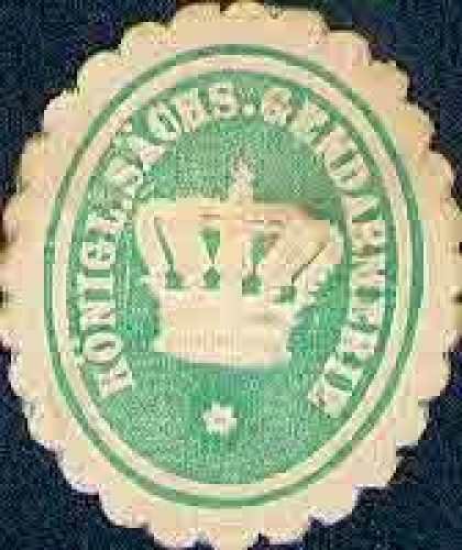 Royal Saxon Gendarmerie seal mark