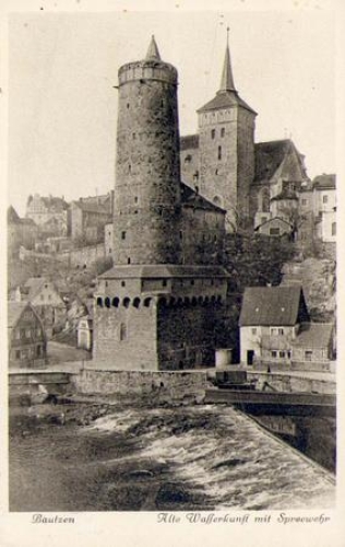 01904 Medewitz via Neukirch post office stamp o 20.9.1934 On AK Bautzen