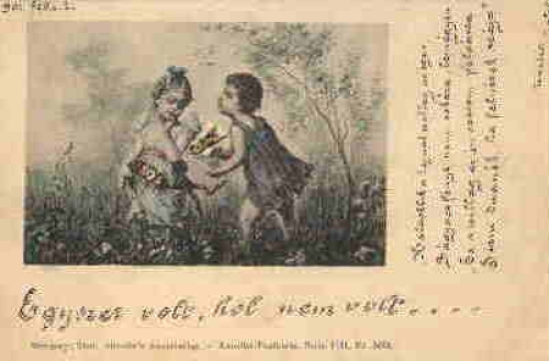 Kinder Künstlerkarte Stroefer 5634 o 2.2.1901 Theo Stroefers Kunstverlag Serie VIII Nr. 5634