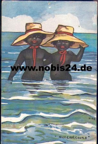 colored children sig. Nice cool coons H P S gebr. 1945