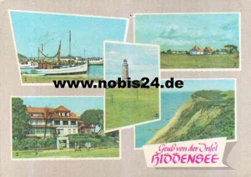 18565 Hiddensee with lighthouse, o 6.8.1964
