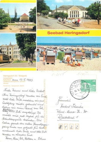 17424 Heringsdorf Insel Usedom o 14.5.1987