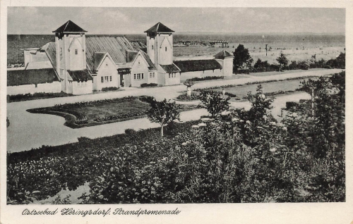 17424 Heringsdorf Strandpromenade  o ca. 1960