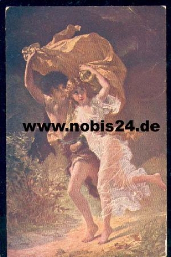 Liebespaar Künstlerkarte P. A. Cot gebr. ca. 1910