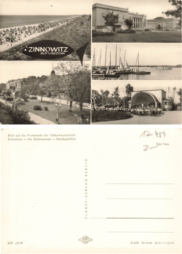 17454 Zinnowitz Kulturhaus Hafen * 1976