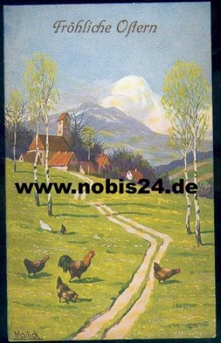 Easter artist card Mailick * approx. 1920