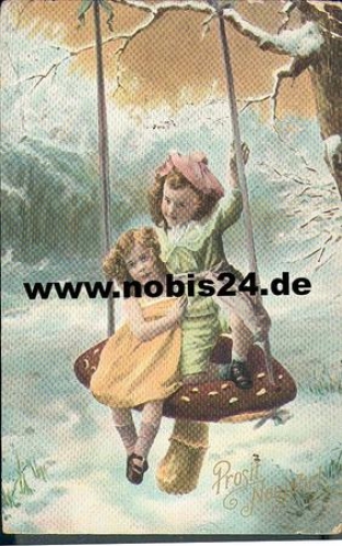 Children on a mushroom swing, 01/01/1920