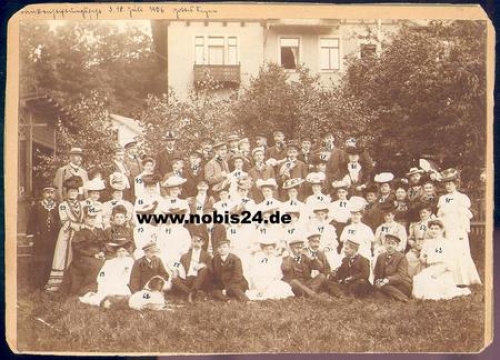 Foundation festival of a student association on July 18, 1906