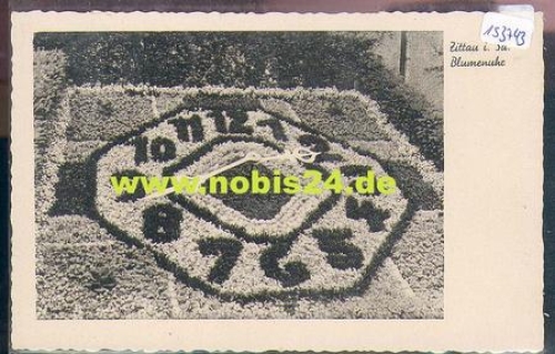 02763 Zittau flower clock *approx. 1950