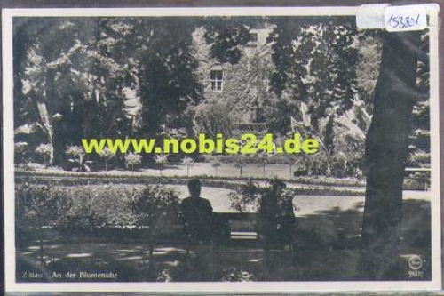 Zittau, An der Blumenuhr *ca. 1950