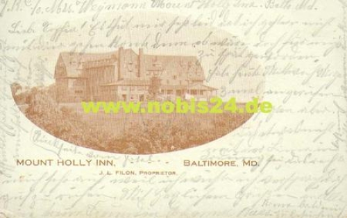 Maryland Baltimore Mount Holly Inn Realityphoto o 25.7.1906