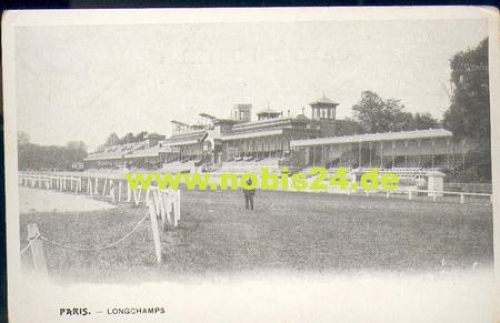 Paris Langchamps Pferderennbahn *ca. 1900