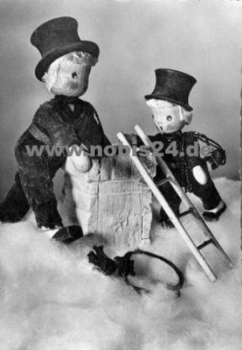 Chimney sweep 2 dolls on the roof o 2.1.1964