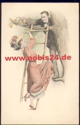 Lovers artist card M. M. Vienne No. 634 M. Munk * approx. 1920